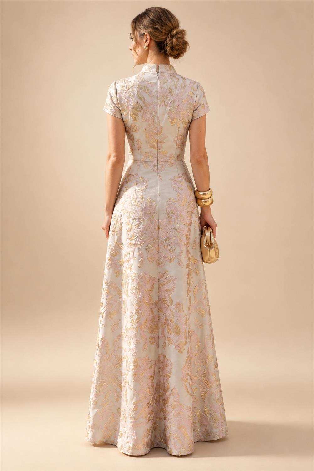 Floral Embroidery A-Line/Princess Scoop Neck Floor-Length Mother of the Bride & Groom Dresses for Women (SHI22501498)