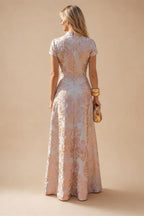 A-Line Floor Length One Shoulder Long Mother of the Bride Dresses with Lace (SHI22500179)