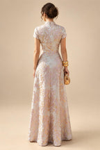 Chiffon A-Line/Princess One Shoulder Floor-Length Mother of the Bride & Groom Dresses with Ruffles & Ruched Waist (SHI22501248)