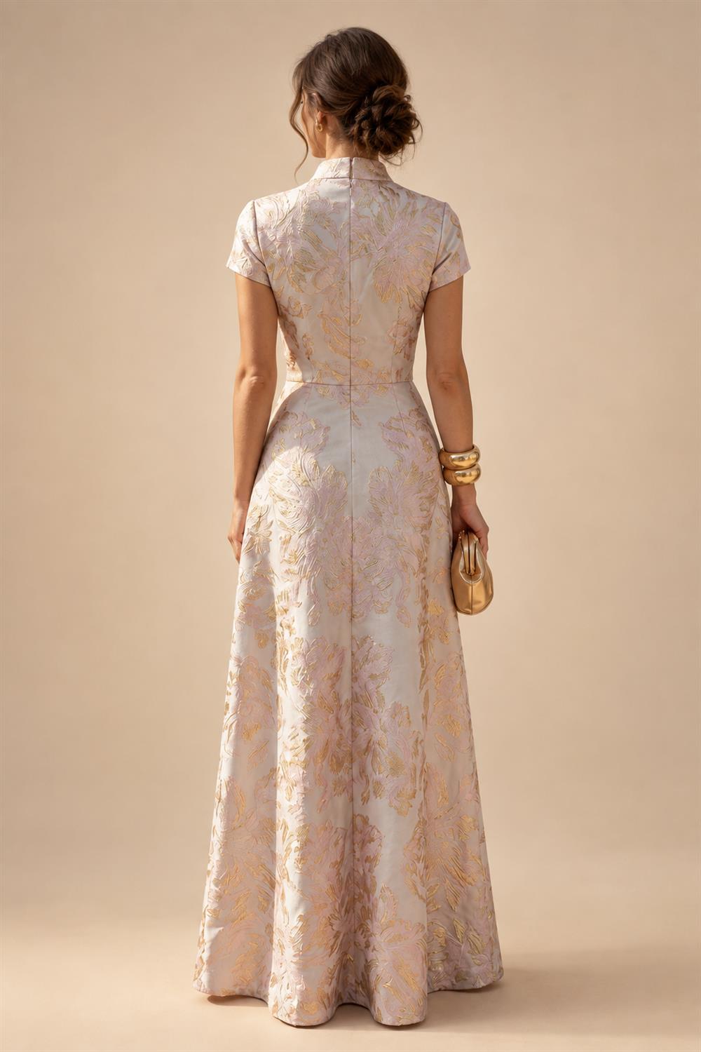 Sheath/Column Scoop Neck Satin Tea-Length Mother of the Bride & Groom Dresses with Ruched Waist & Rhinestones (SHI22501657)