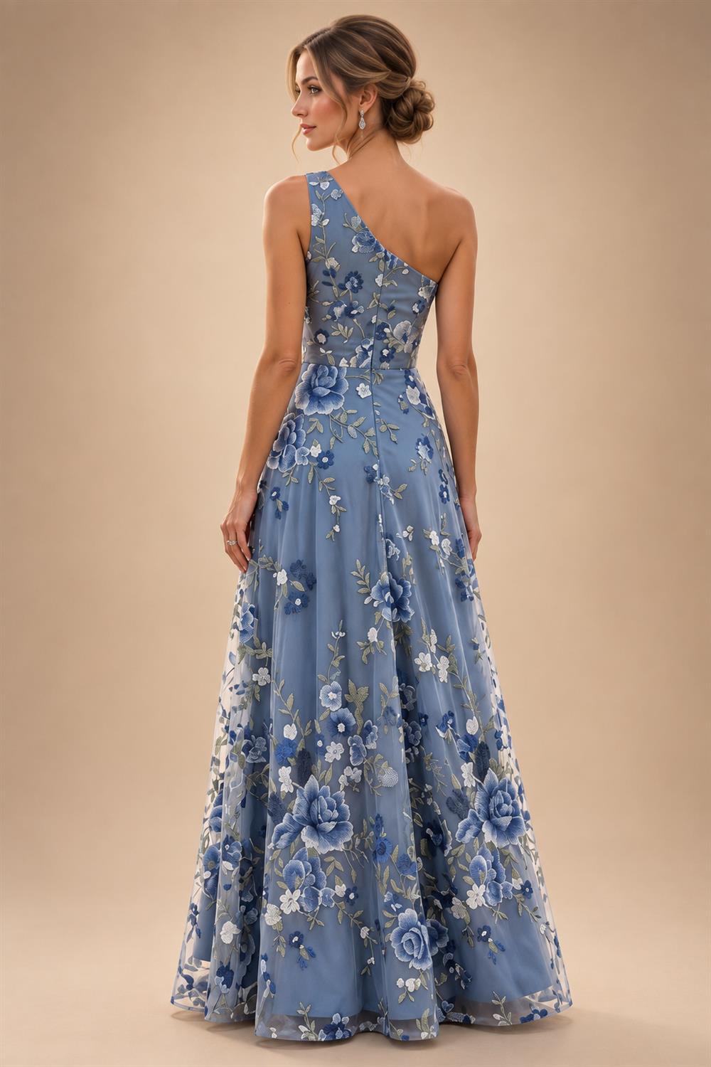Chiffon Lace A-Line/Princess Off Shoulder Long Mother of the Bride & Groom Dresses with Ruched Waist & Sweep Train (SHI22501250)