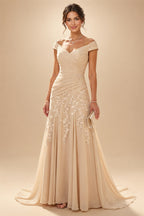 Sheath/Column Floral Lace Mother of the Bride & Groom Dresses with Rhinestones (SHI22500658)