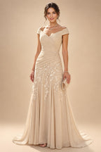 Lace Sheath/Column One Shoulder Floor-Length Mother of the Bride & Groom Dresses with Ruched Waist (SHI22500892)