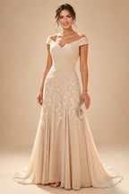 Sheath Satin Tea-Length Mother of the Bride & Groom Dresses with 3/4 Bell Sleeves & Crystal Embellished Belt (SHI22500471)