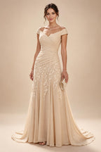 Mermaid/Trumpet One Shoulder Floral Embroidery Maxi Mother of the Bride & Groom Dresses with Side Sash & Ruched Waist (SHI22501626)