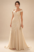 Sheath Satin 3/4 Sleeves Maxi Mother of the Bride & Groom Dresses with Chiffon Cape (SHI22500709)