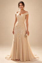 Floral Print A-Line/Princess Scoop Neck Floor-Length Mother of the Bride & Groom Dresses with Pockets (SHI22500916)