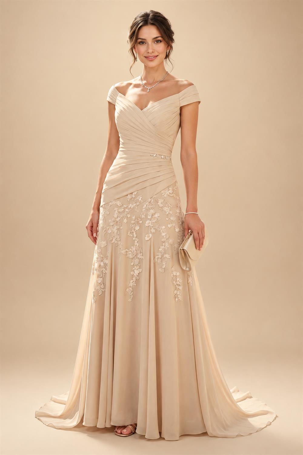 Sheath/Column Scoop Neck Velvet Floor-Length Mother of the Bride & Groom Dresses with Ruched Waist & Pockets (SHI22501602)