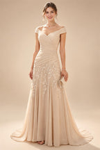 Lace Floral Sheath/Column Scoop Neck Floor-Length Mother of the Bride & Groom Dresses for Women (SHI22501493)