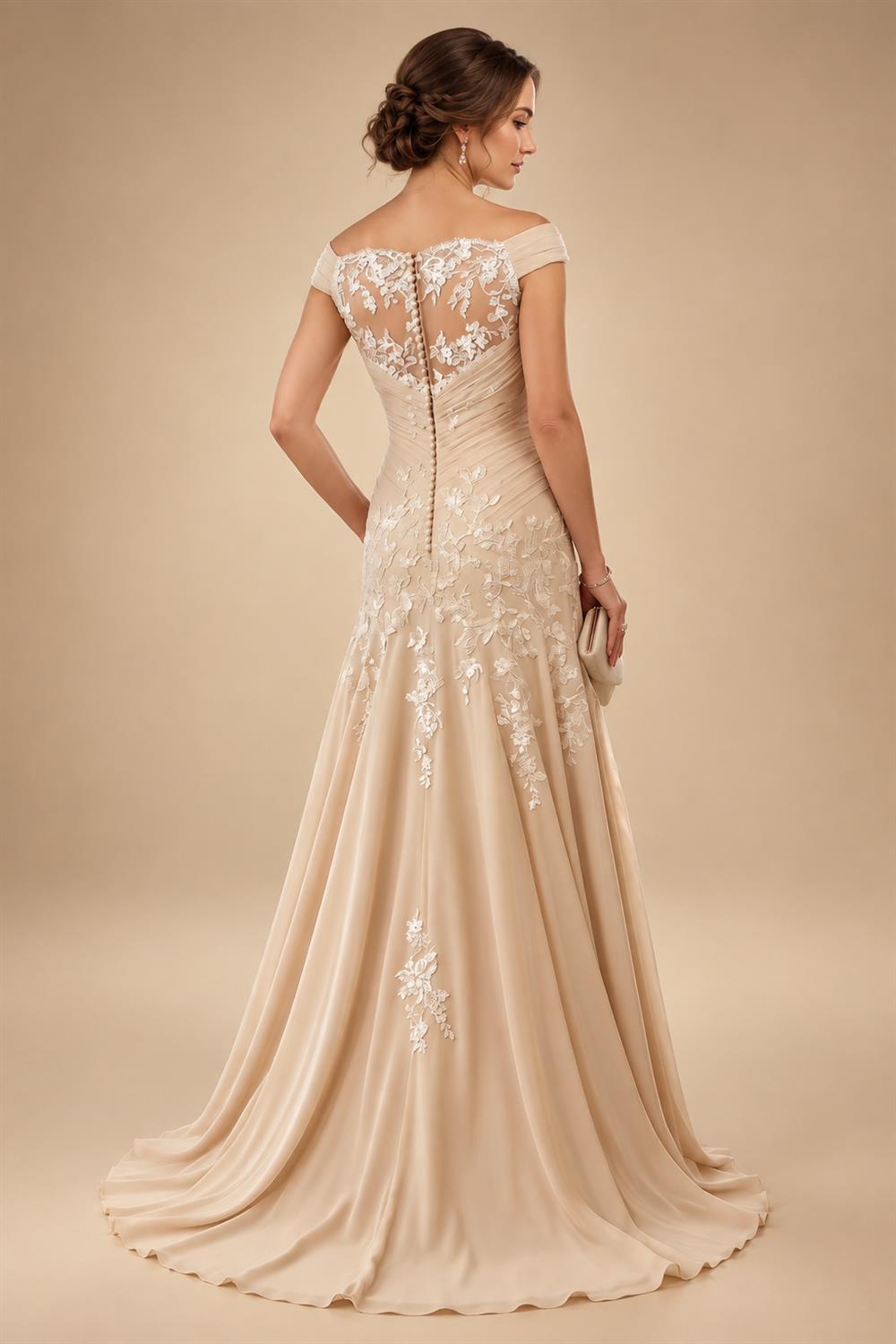 Sheath/Column Floral Lace Mother of the Bride & Groom Dresses with Rhinestones (SHI22500658)