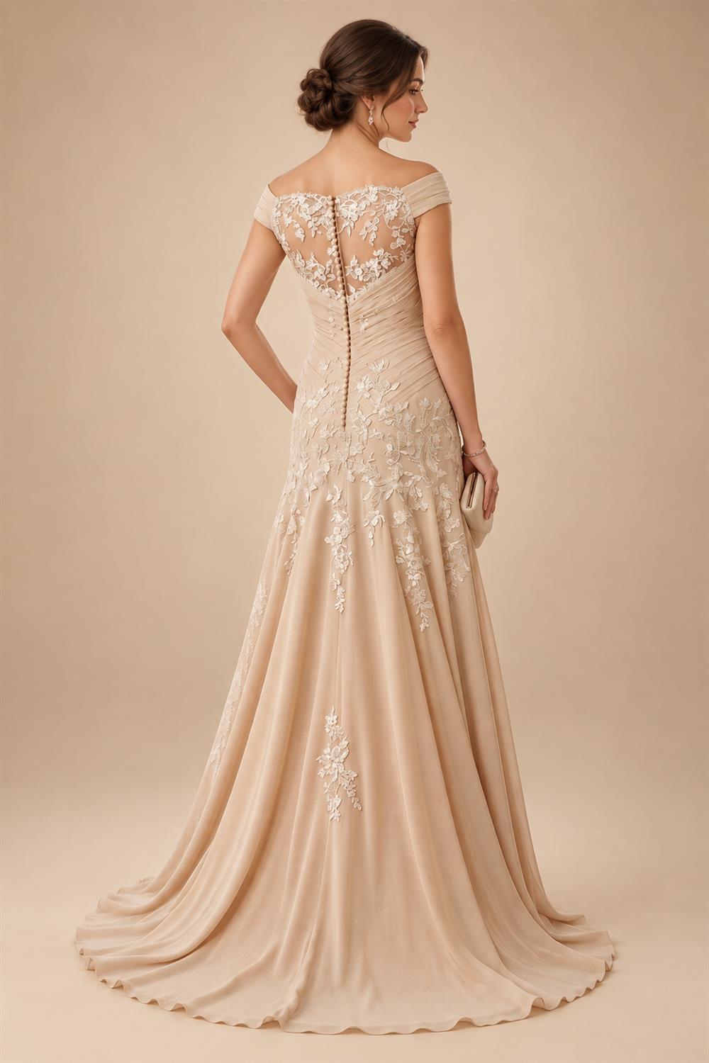 Lace Sheath/Column One Shoulder Floor-Length Mother of the Bride & Groom Dresses with Ruched Waist (SHI22500892)