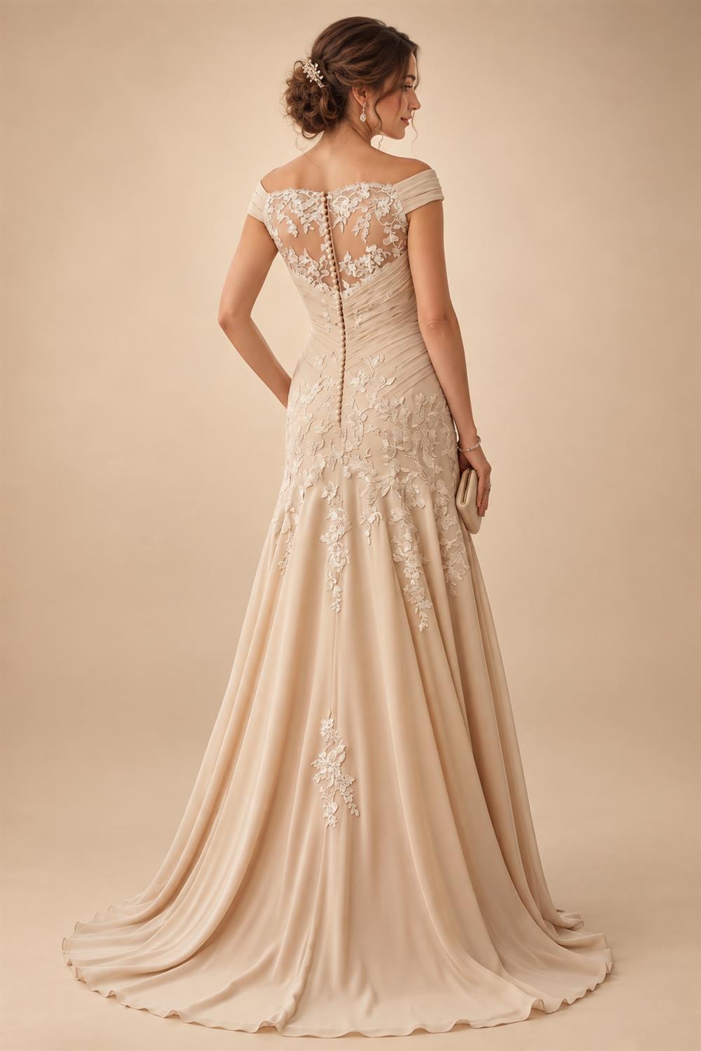 Jacquard Sheath/Column V-Neck Floor-Length Mother of the Bride & Groom Dresses with Ruched Waist (SHI22501057)