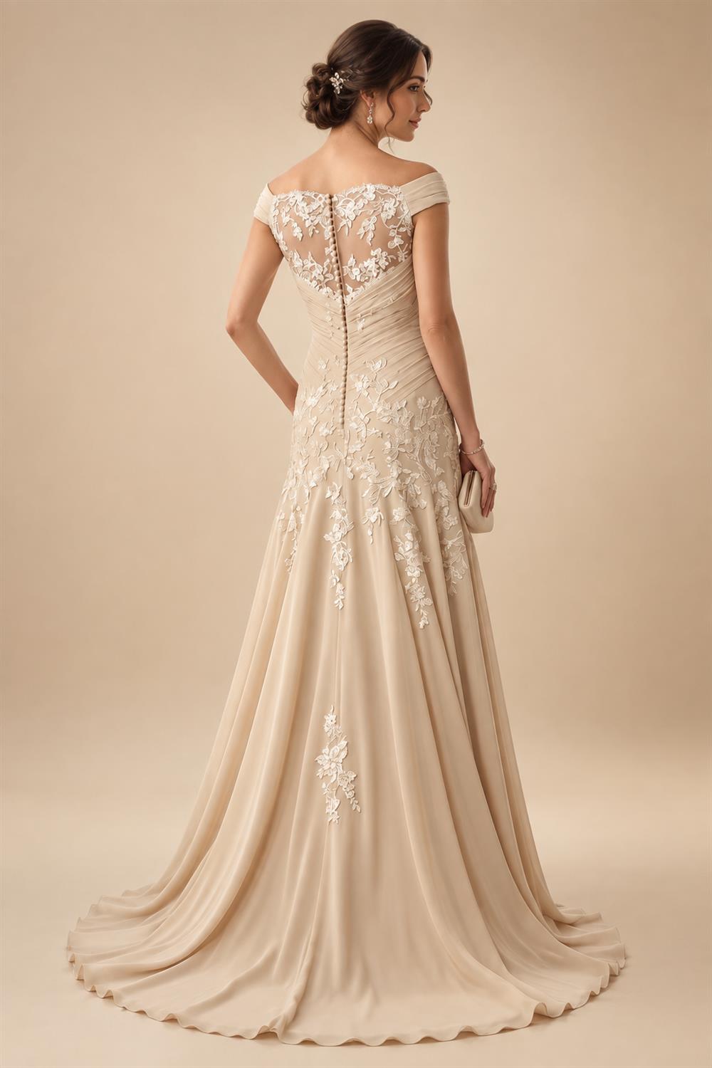 Jacquard Sheath/Column V-Neck Floor-Length Mother of the Bride & Groom Dresses with Ruched Waist (SHI22501057)
