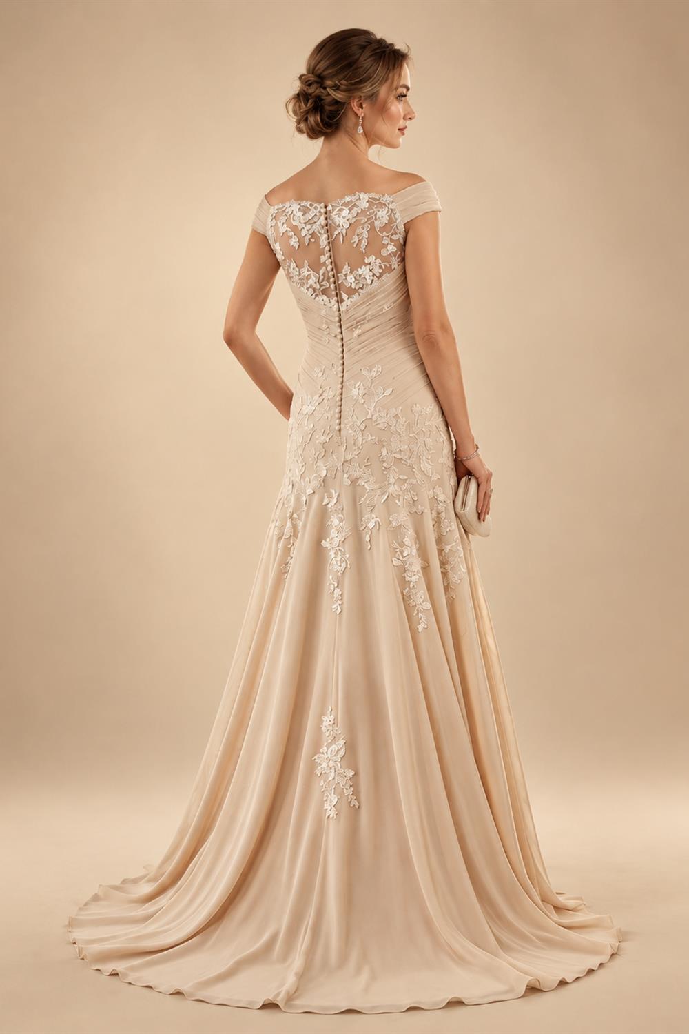 Jacquard A-Line/Princess V-Neck Floor-Length Mother of the Bride & Groom Dresses with Ruched Waist & Pockets (SHI22500984)
