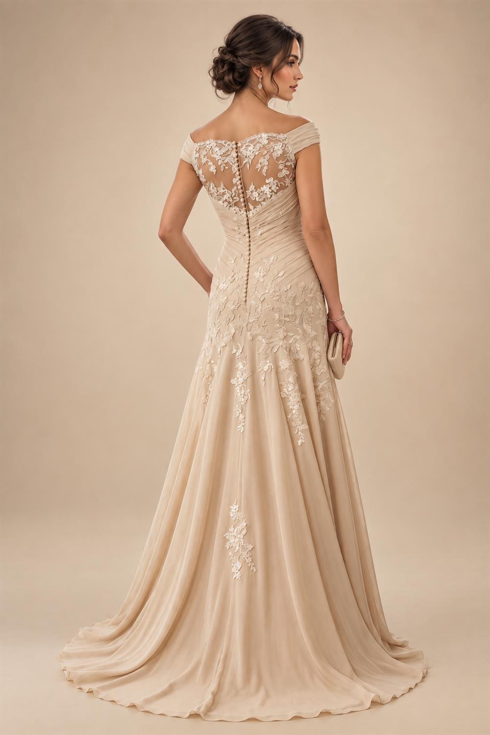 Jacquard A-Line/Princess V-Neck Floor-Length Mother of the Bride & Groom Dresses with Pockets (SHI22500987)