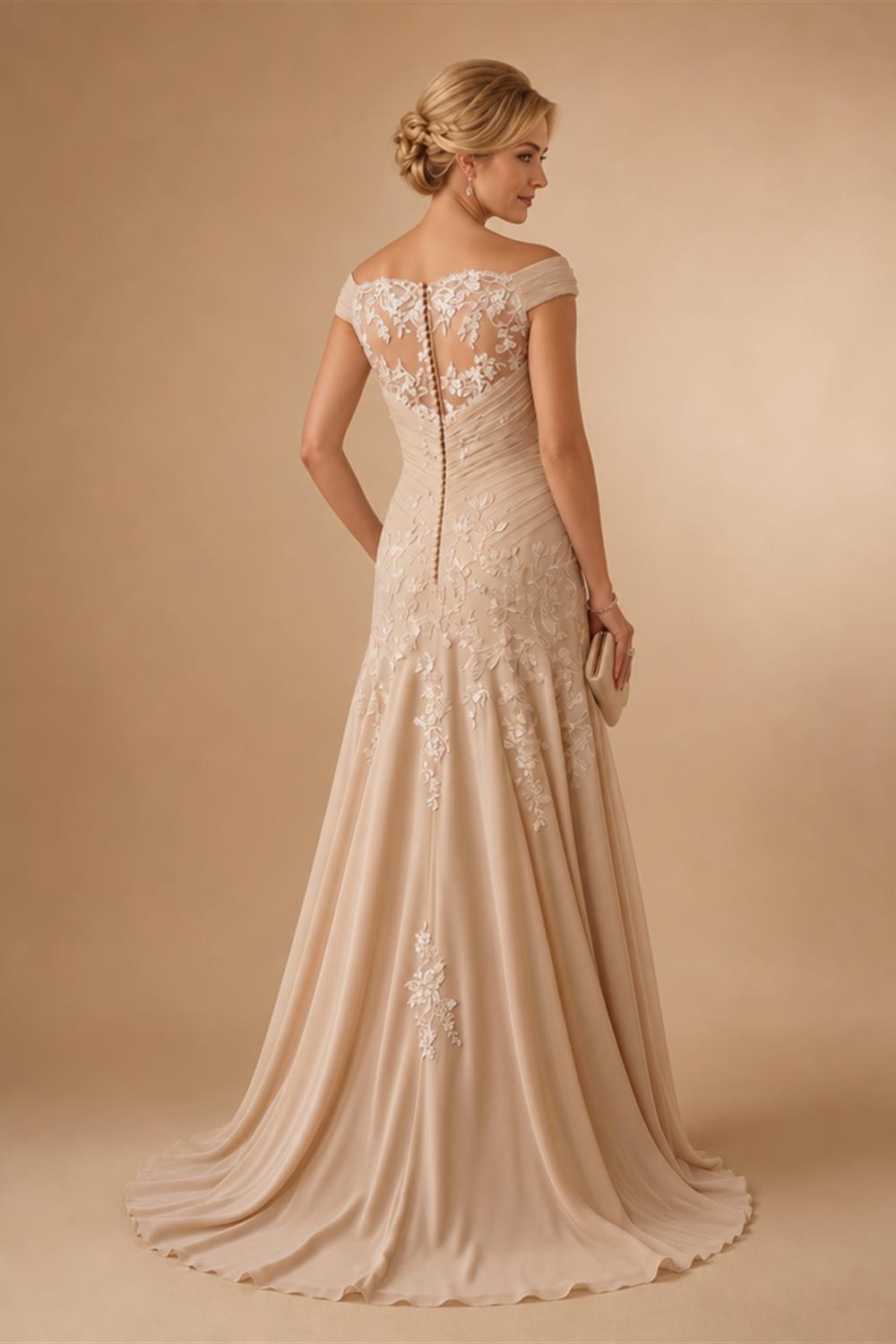 Floral Print A-Line/Princess Scoop Neck Floor-Length Mother of the Bride & Groom Dresses with Pockets (SHI22500916)