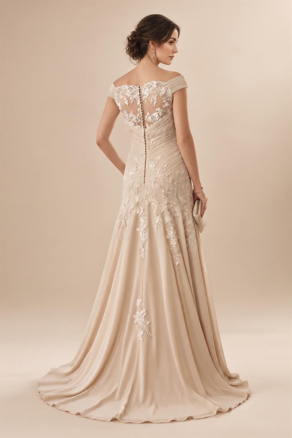 Jacquard A-Line/Princess V-Neck Floor-Length Mother of the Bride & Groom Dresses with Ruched Waist (SHI22501061)