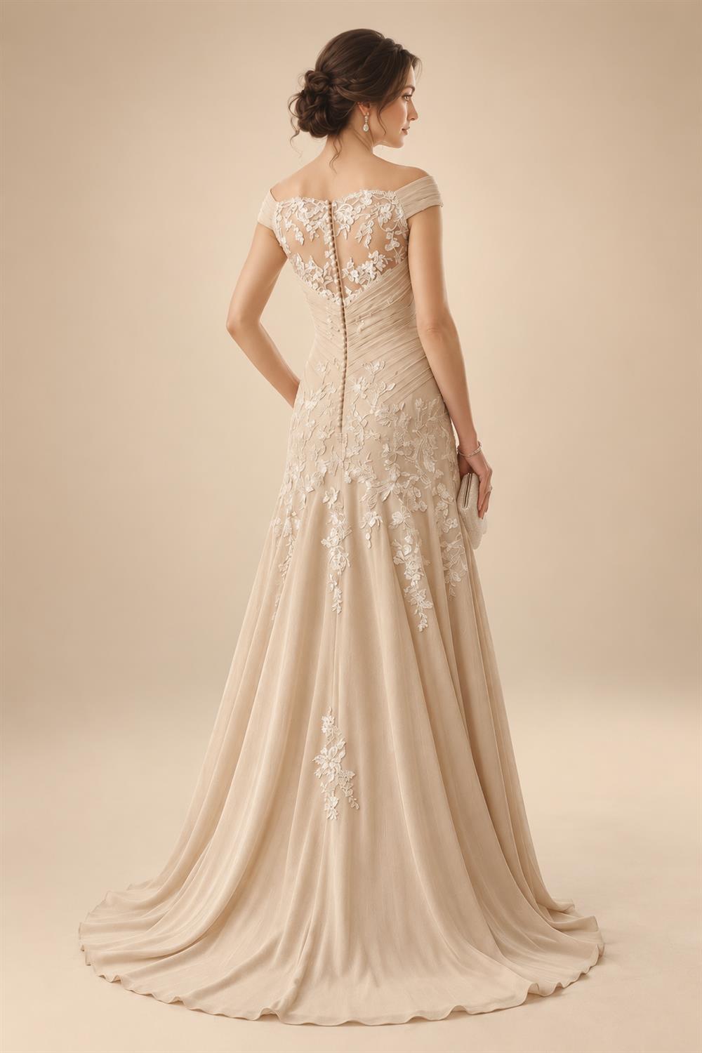 A-Line/Princess Scoop Neck Satin High-Low Mother of the Bride & Groom Dresses with Ruffles & Bow (SHI22501630)