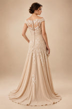 Sheath Silk Off Shoulder Ruched Maxi Mother of the Bride & Groom Dresses (SHI22500808)