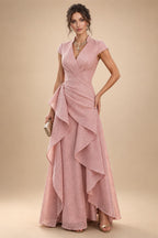 A-Line/Princess Strapless Jacquard Mini Homecoming Dresses with Bow & Pearls (SHI22370552)