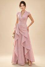 Lace Appliques Sheath/Column Scoop Neck Floor-Length Mother of the Bride & Groom Dresses for Women (SHI22501013)