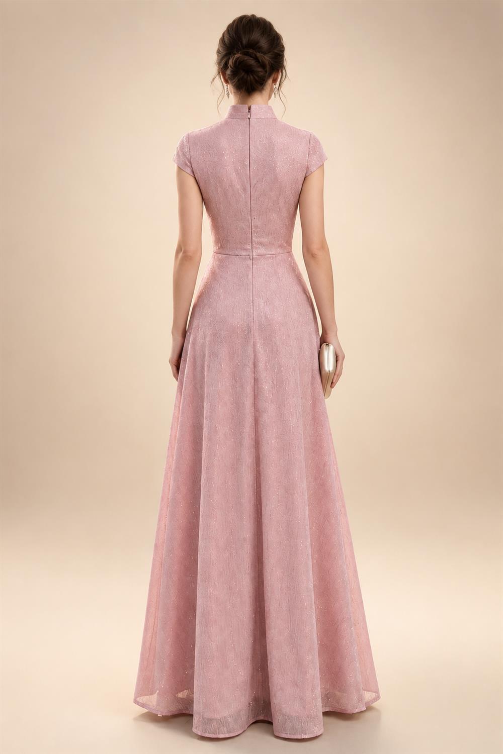 Jacquard Sheath Off the Shoulder Ruched Corset Mother of the Bride & Groom Dresses (SHI22500958)