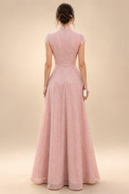 Sheath/Column Scoop Neck Velvet Maxi Mother of the Bride & Groom Dresses with Ruched Waist (SHI22501595)