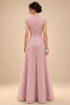 Sheath/Column Scoop Neck Chiffon Floor-Length Mother of the Bride & Groom Dresses with Lace Appliques (SHI22501639)