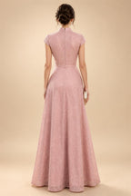 Chiffon A-Line/Princess One Shoulder Floor-Length Mother of the Bride & Groom Dresses with Ruffles & Ruched Waist (SHI22501248)