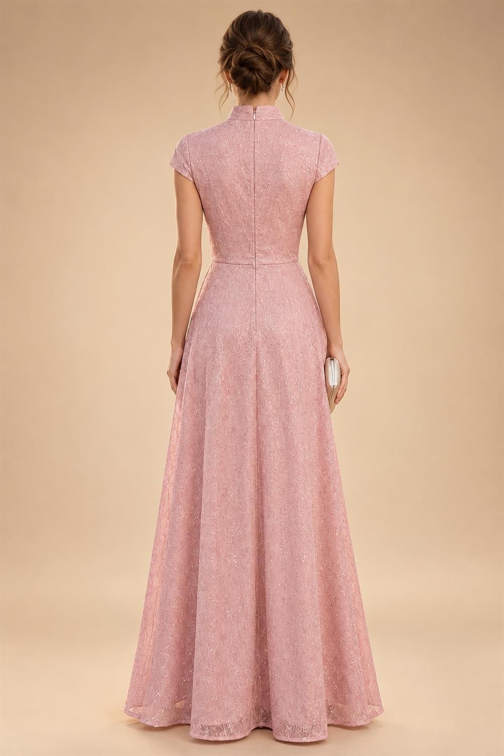 A-Line/Princess Mini Sparkly Sequin Tiered Homecoming Dresses with Spaghetti Straps (SHI22370561)