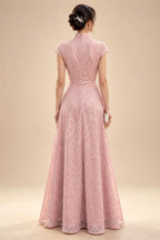 Sequin Floral Sheath/Column V-Neck Floor-Length Mother of the Bride & Groom Dresses with Ruched Waist (SHI22500972)