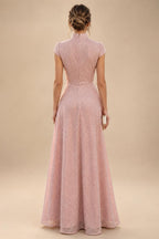 Sheath/Column Scoop Neck Satin Tea-Length Mother of the Bride & Groom Dresses with Ruched Waist & Rhinestones (SHI22501657)