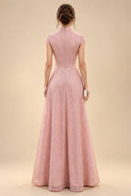 Pantsuits Separates Scoop Neck Sequins Asymmetrical Ankle-Length Mother of the Bride Dress with Slit (SHI22500132)