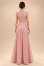 Jumpsuit Scoop Neck Chiffon Floor-Length Mother of the Bride Pantsuits with Rhinestones (SHI22501658)