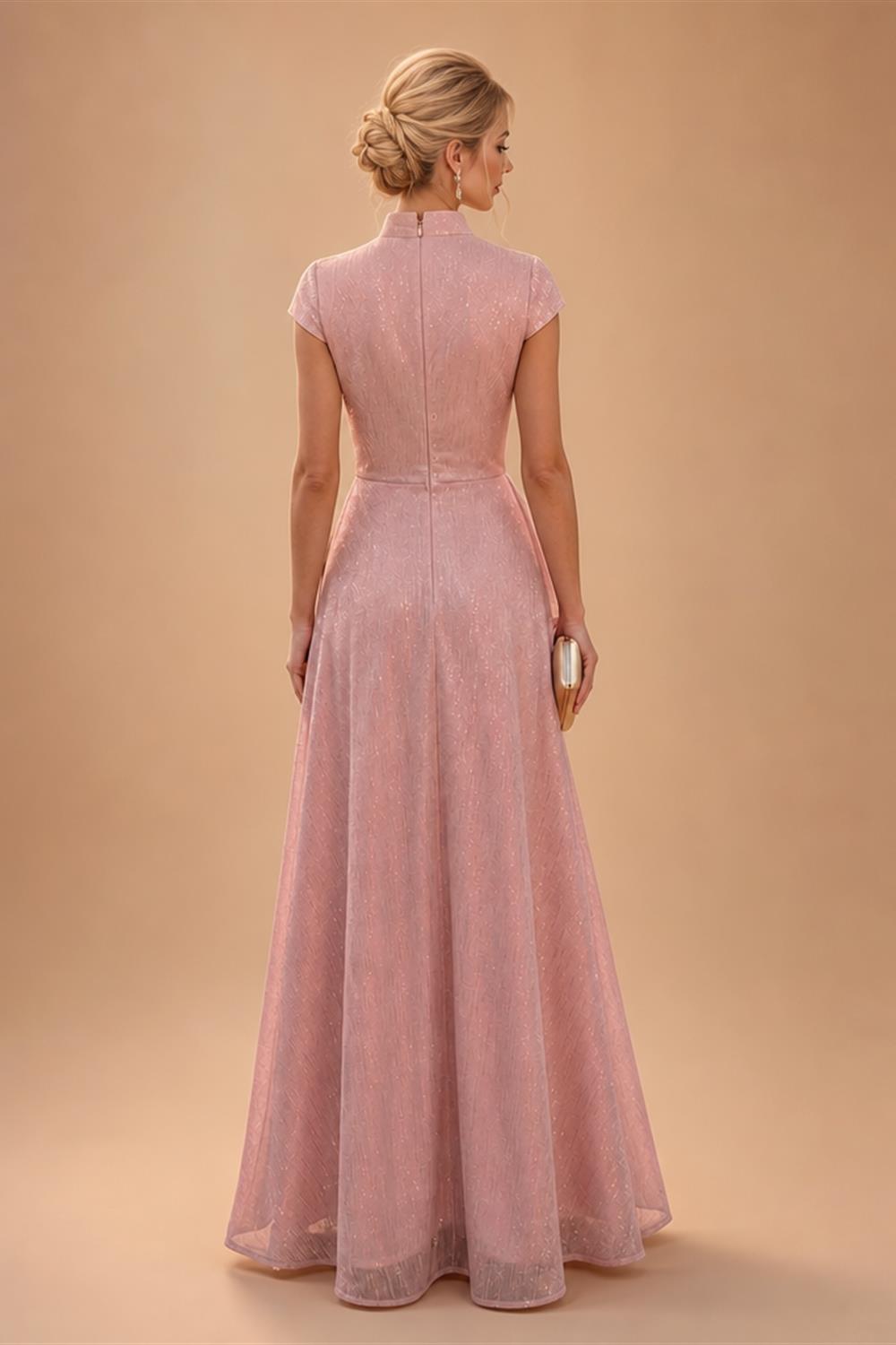 Sheath Satin Jacquard Off Shoulder Floor-Length Mother of the Bride & Groom Dresses (SHI22500823)