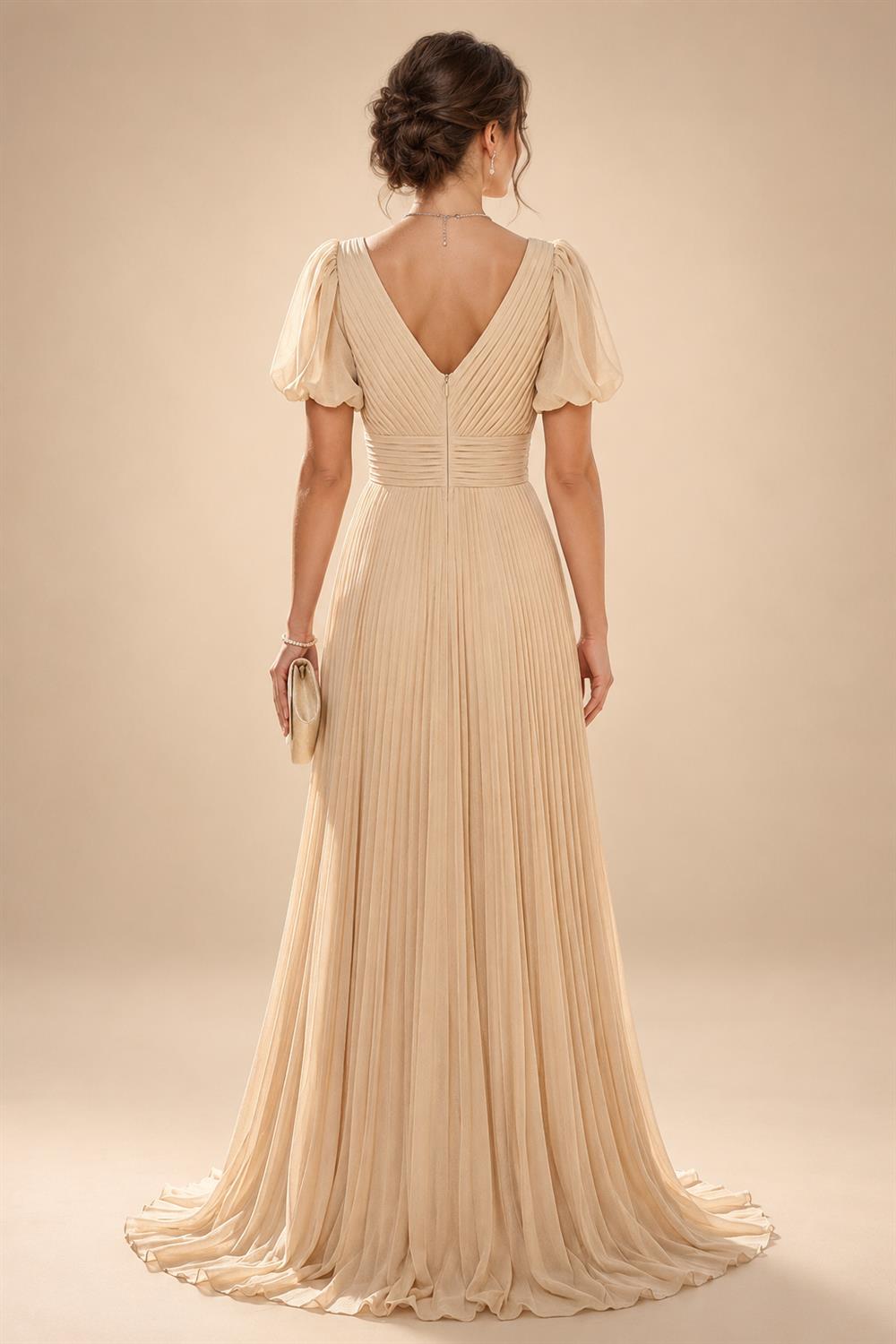 A-Line/Princess Off Shoulder Chiffon Floor-Length Mother of the Bride & Groom Dresses with Lace Appliques & Pleats (SHI22501566)