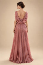 Sheath Satin 3/4 Sleeves Maxi Mother of the Bride & Groom Dresses with Chiffon Cape (SHI22500709)