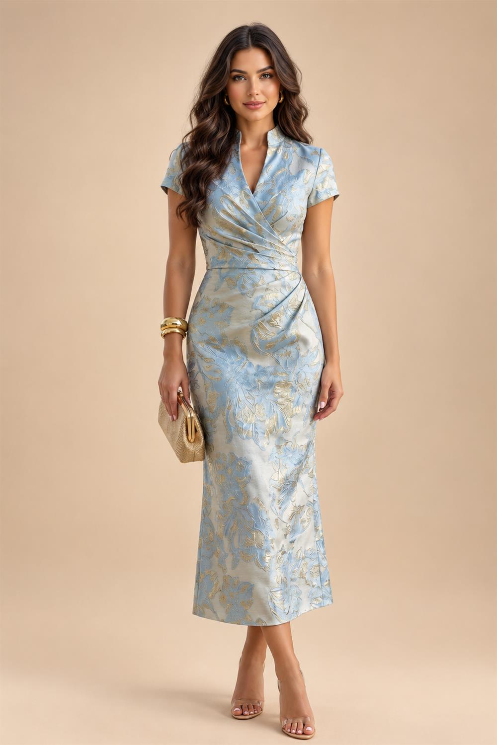 Satin Bodycon Spaghetti Straps Short Homecoming Dresses with Ruched Bodice (SHI22370321)