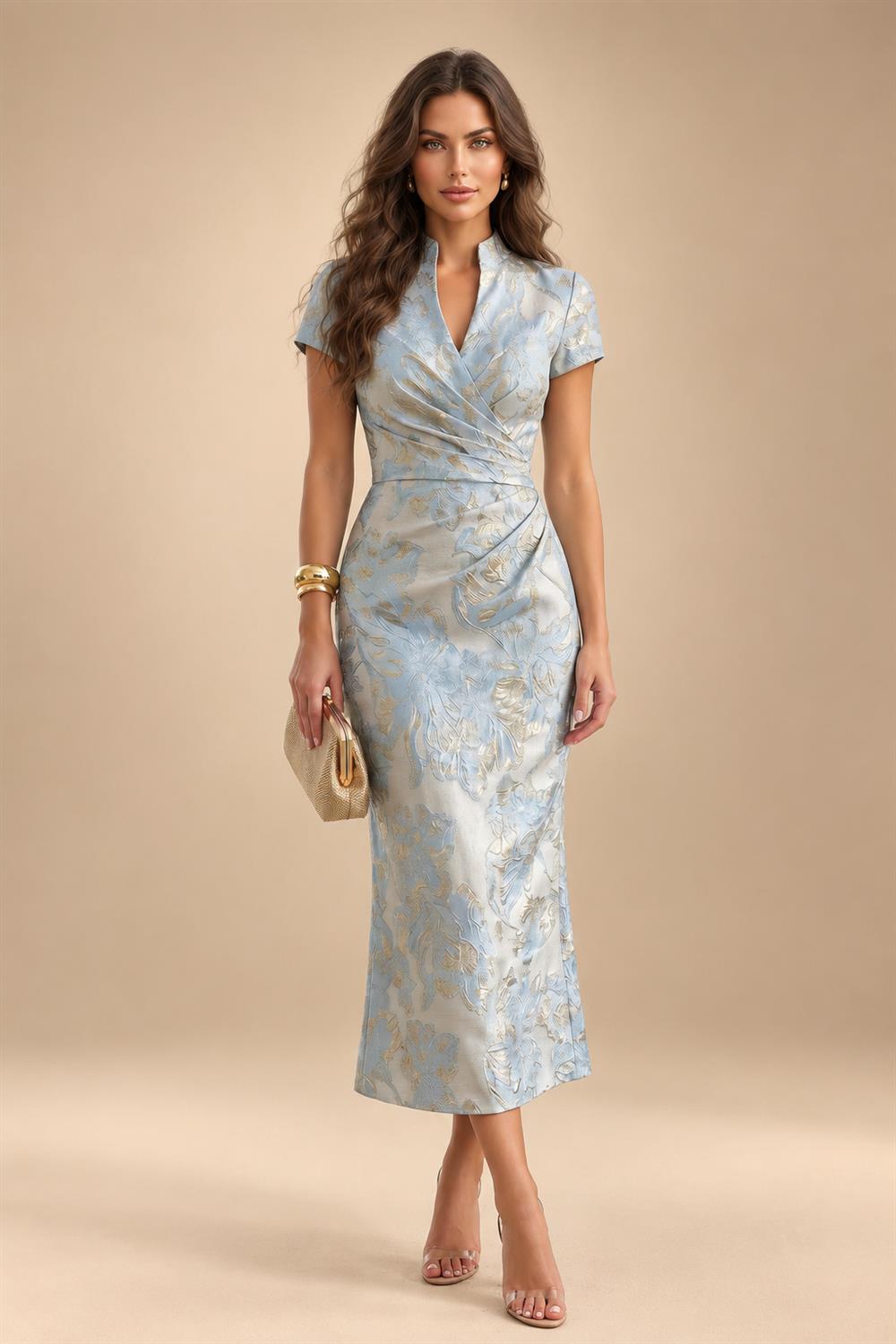 A-Line Pleated Chiffon One Shoulder Floor-Length Mother of the Bride & Groom Dresses (SHI22500625)