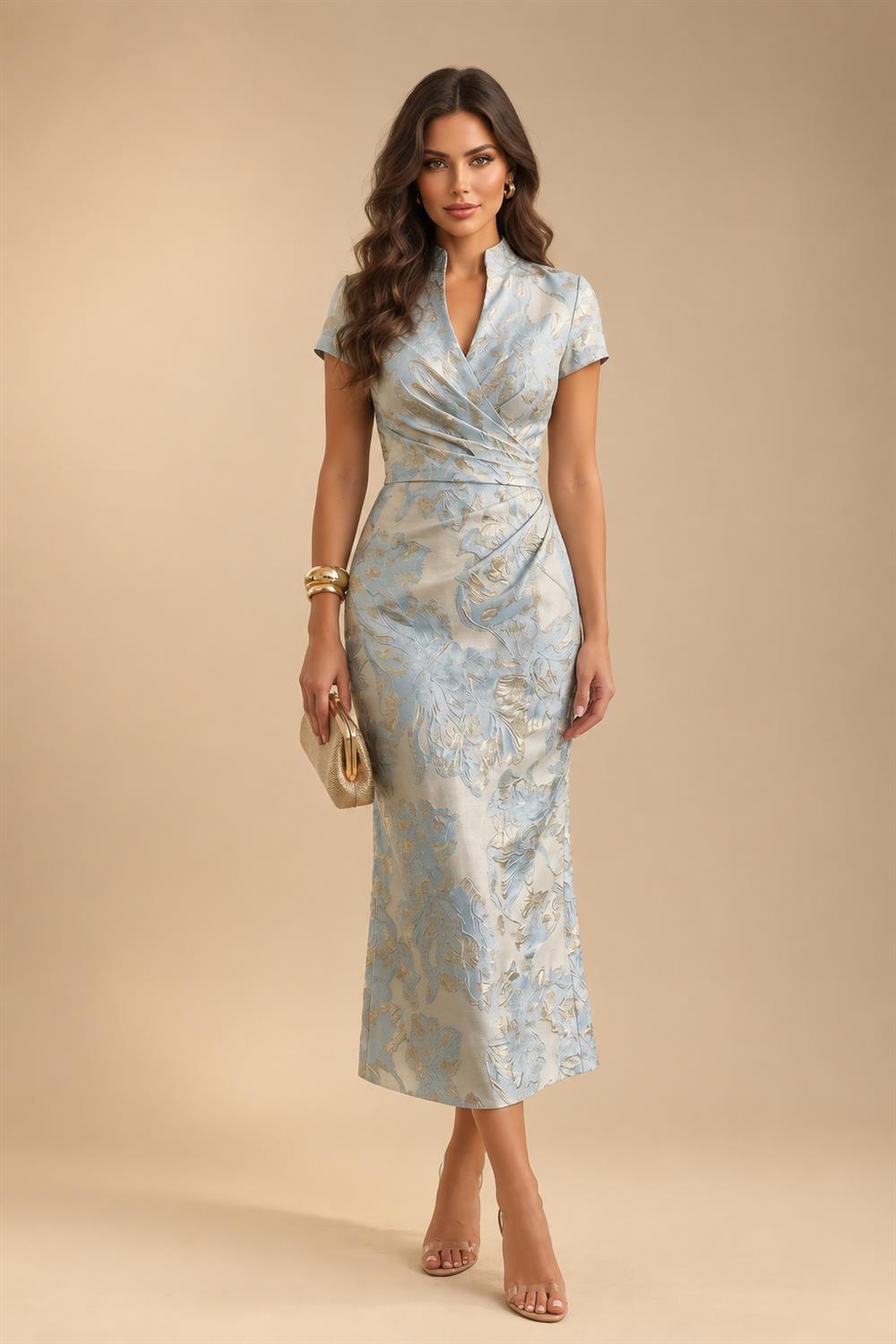 A-Line/Princess Sweetheart Chiffon Maxi Mother of the Bride & Groom Dresses with Lace Appliques & Sweep Train (SHI22501652)