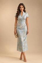 A-Line/Princess Sweetheart Chiffon Maxi Mother of the Bride & Groom Dresses with Lace Appliques & Sweep Train (SHI22501652)