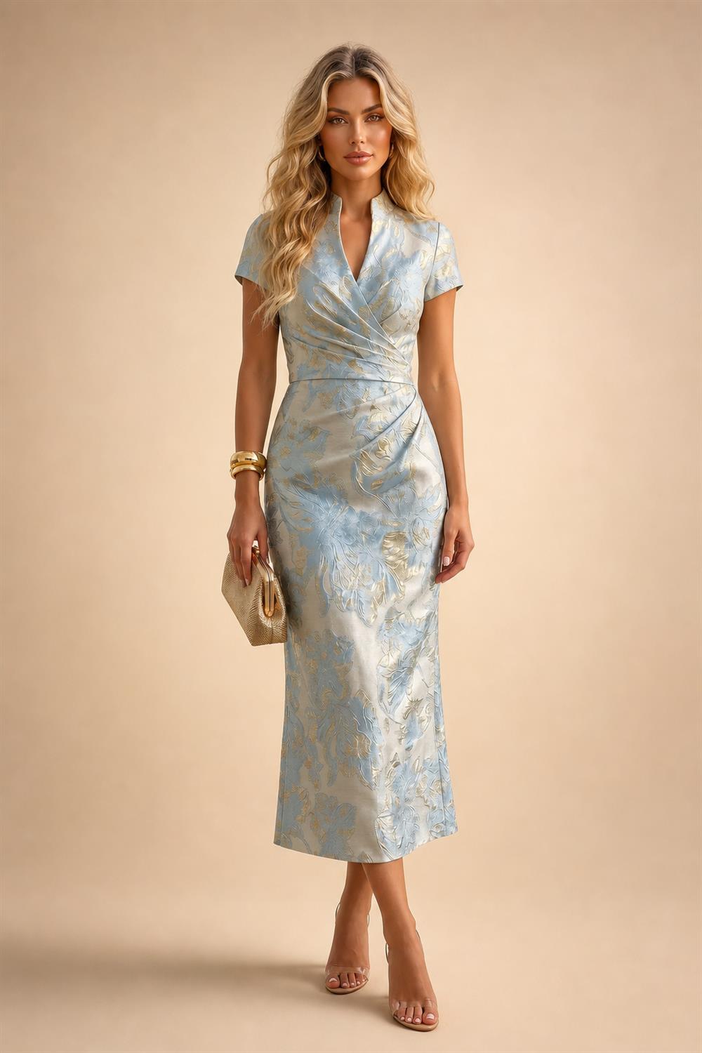 A-Line Floor Length One Shoulder Long Mother of the Bride Dresses with Lace (SHI22500179)