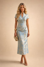 A-Line Floor Length One Shoulder Long Mother of the Bride Dresses with Lace (SHI22500179)