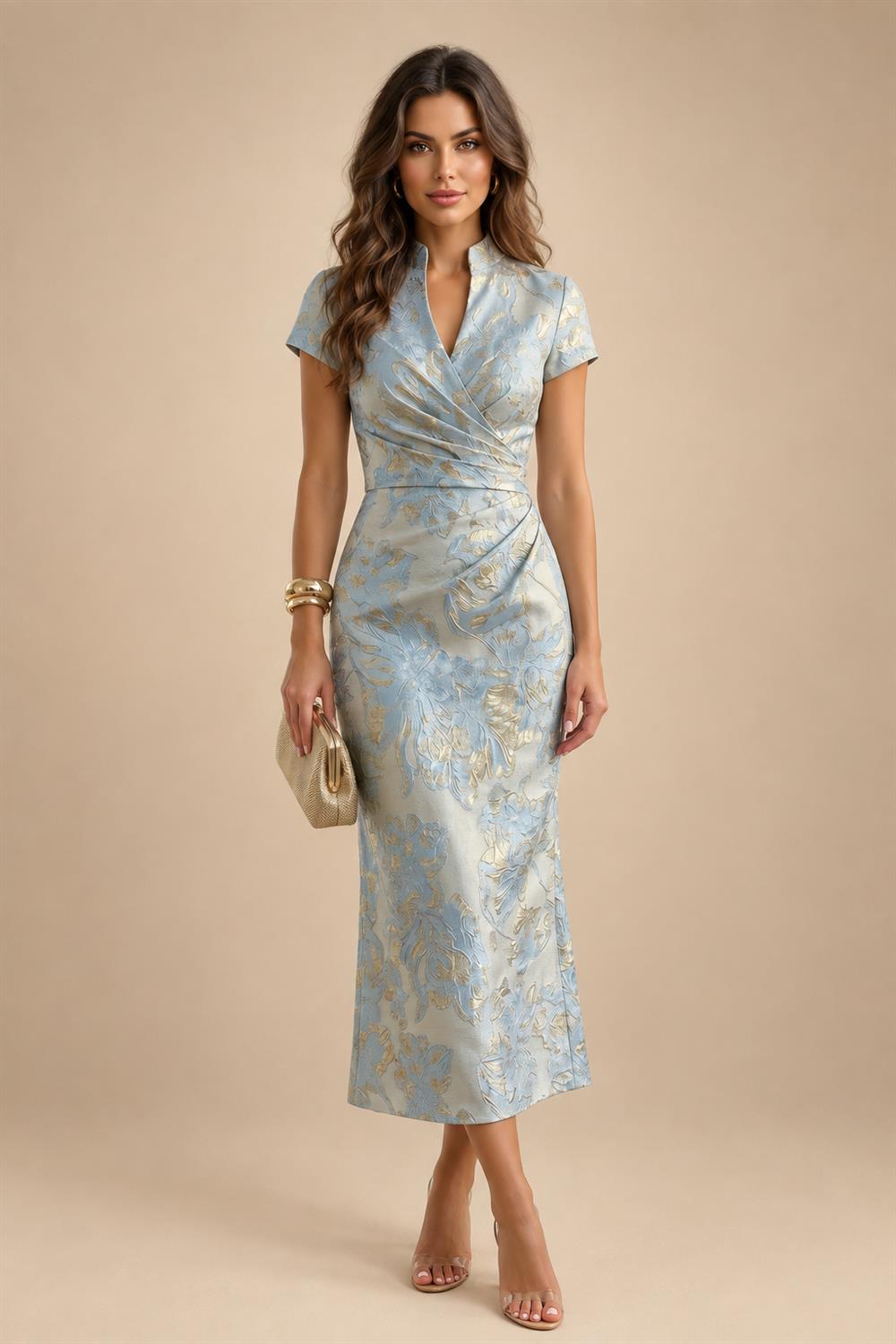 Sequin Bodycon Strapless Short Homecoming Dresses with Corset & Ruched Waist (SHI24200411)