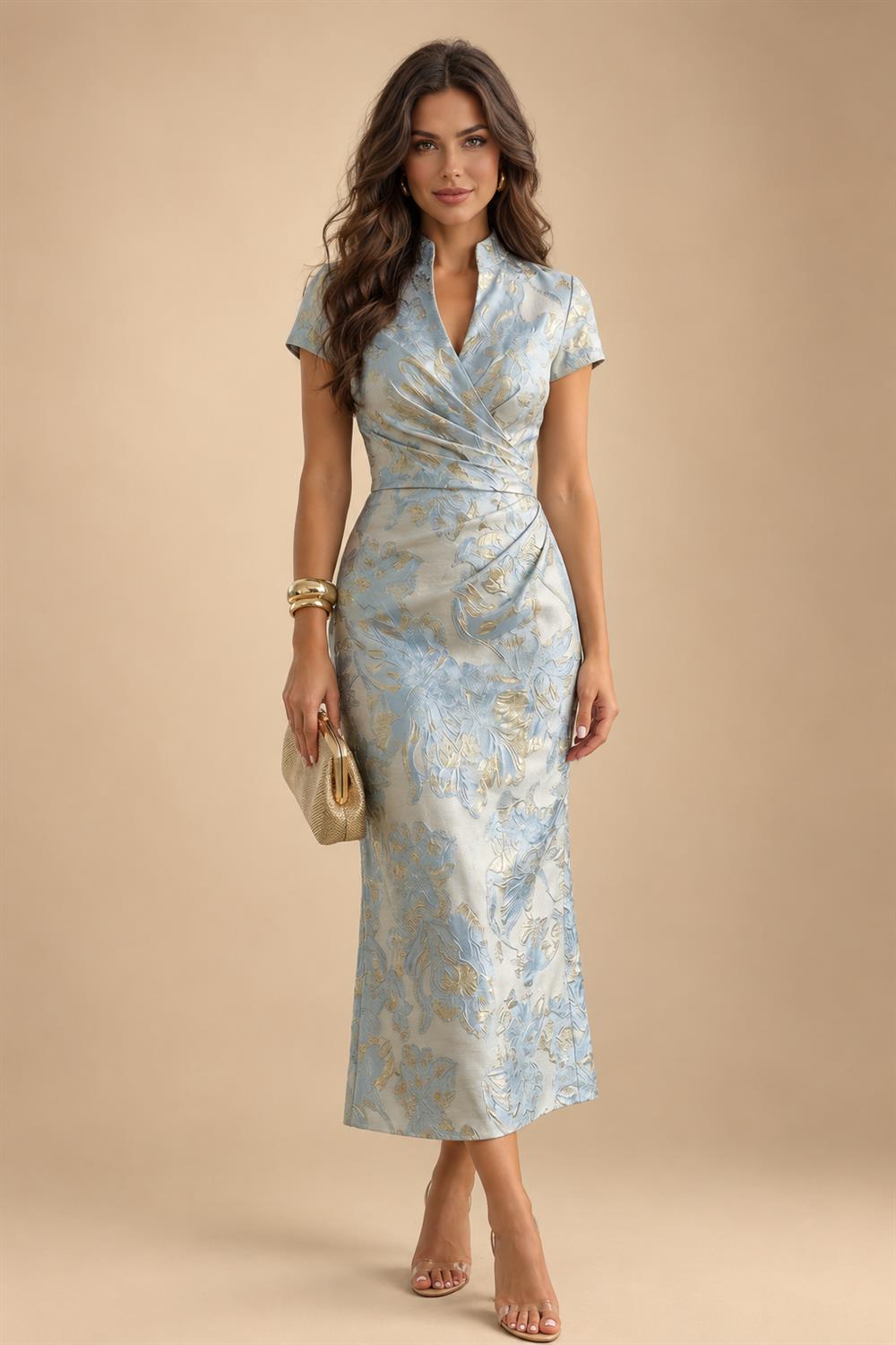 Elegant A-Line Chiffon Floor-Length Mother of the Bride & Groom Dresses with Satin Corset Bodice (SHI22500678)