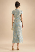 A-Line/Princess Sweetheart Chiffon Maxi Mother of the Bride & Groom Dresses with Lace Appliques & Sweep Train (SHI22501652)