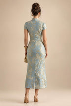Chiffon Lace A-Line/Princess Off Shoulder Long Mother of the Bride & Groom Dresses with Ruched Waist & Sweep Train (SHI22501250)