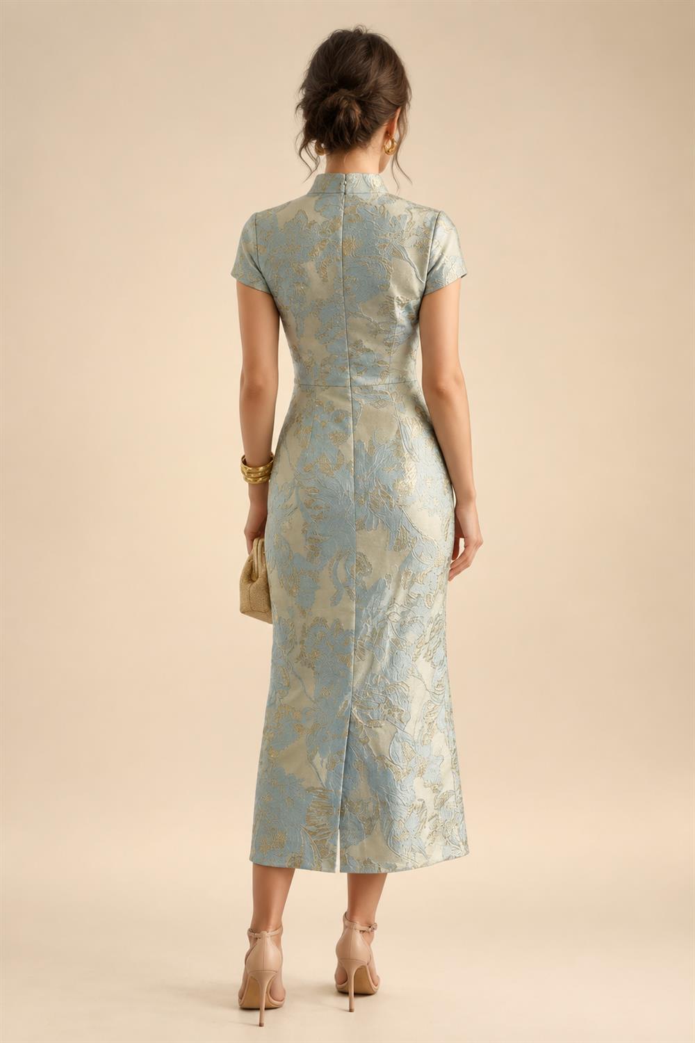 Chiffon A-Line/Princess One Shoulder Floor-Length Mother of the Bride & Groom Dresses with Ruffles & Ruched Waist (SHI22501248)
