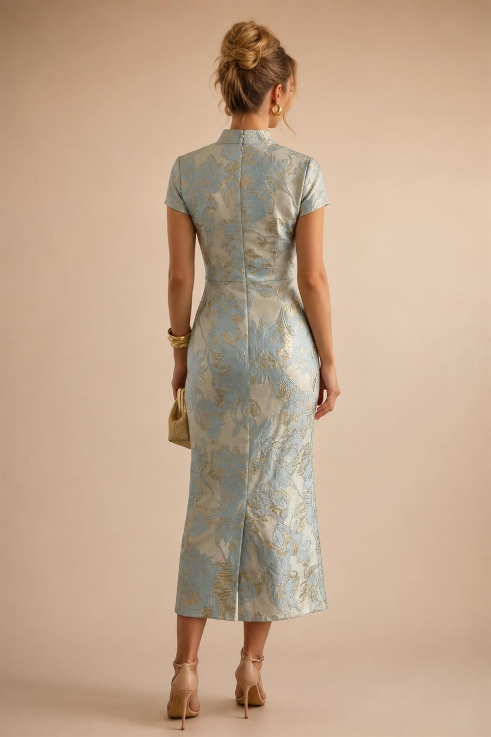 Chiffon Lace A-Line/Princess Off Shoulder Long Mother of the Bride & Groom Dresses with Ruched Waist & Sweep Train (SHI22501250)