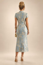 A-Line Floor Length One Shoulder Long Mother of the Bride Dresses with Lace (SHI22500179)